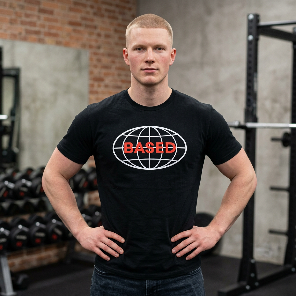 Based Globe Graphic Tee